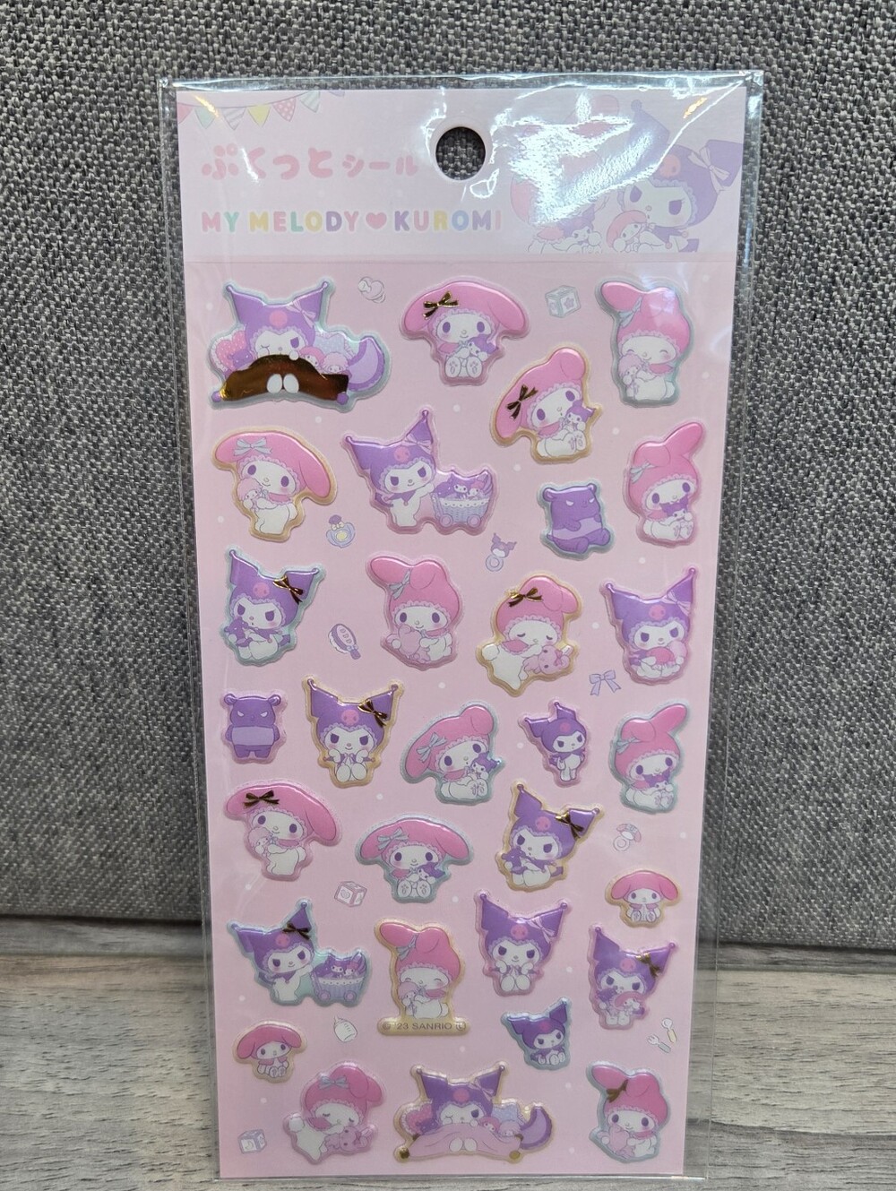 My Melody & Kuromi Puffy 3D Stickers 💕🖤 | Sanrio Japan